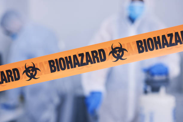 Professional Biohazard Cleanup technician working in Orange Lake, NY